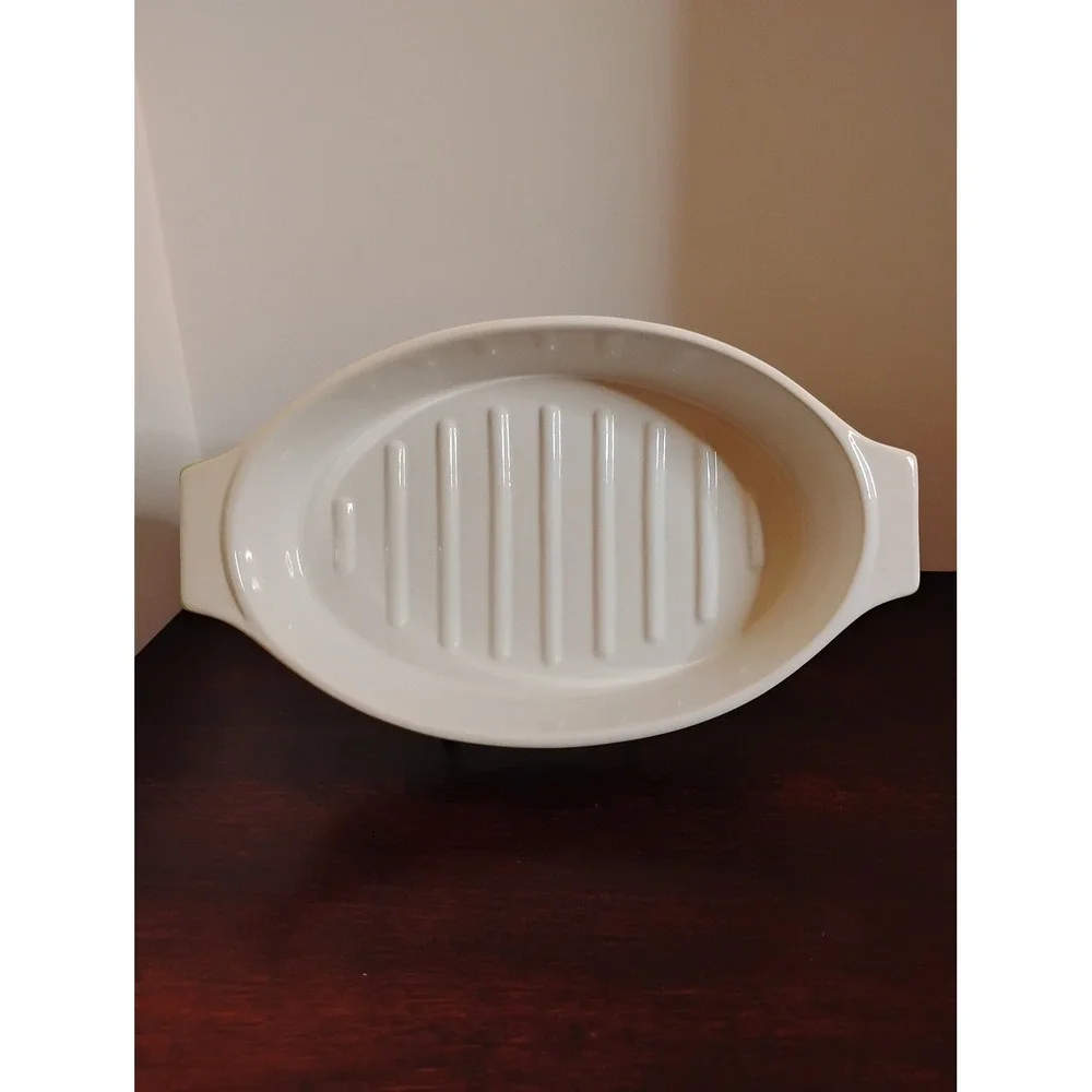 Vintage Pyrex Lime Green Oval Casserole Dish 043 1.5 Quart Chartreuse MCM